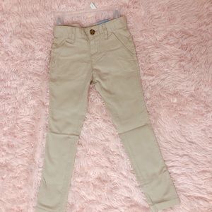 Old Navy Khaki Slim Uniform Pants